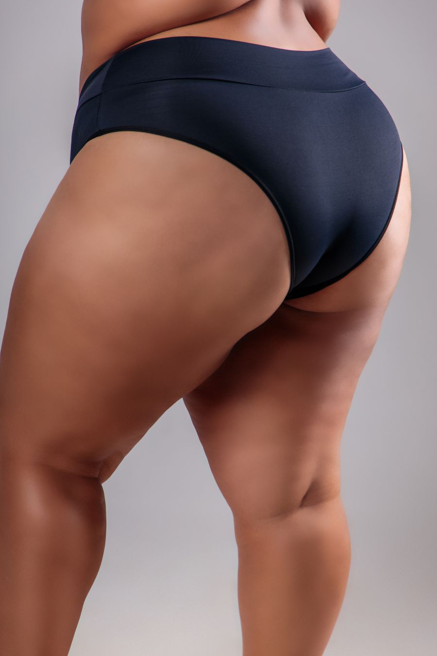 Plus Size Lace High-Waisted Panty – Minimal Front