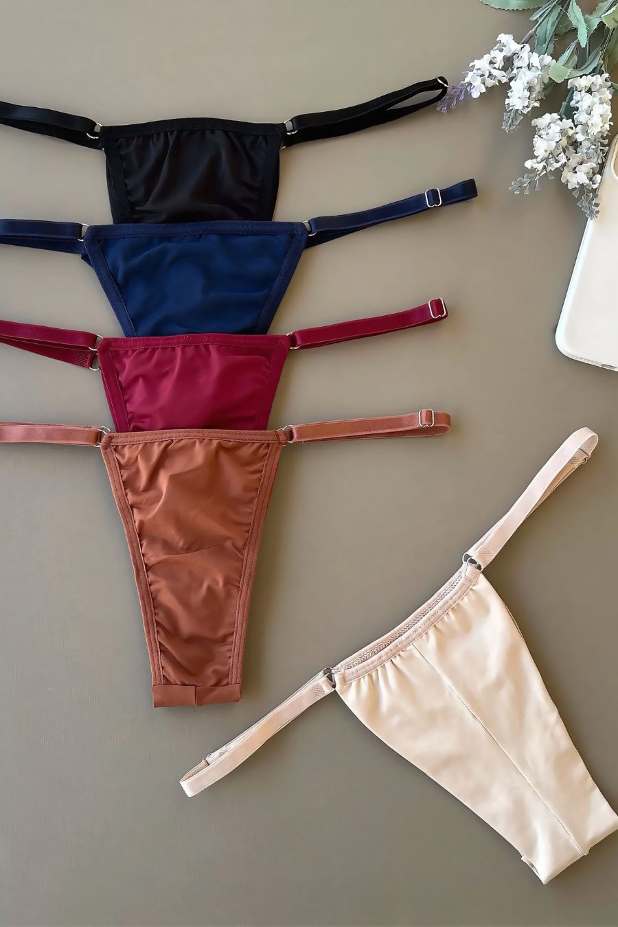 Adjustable Microfiber Panties