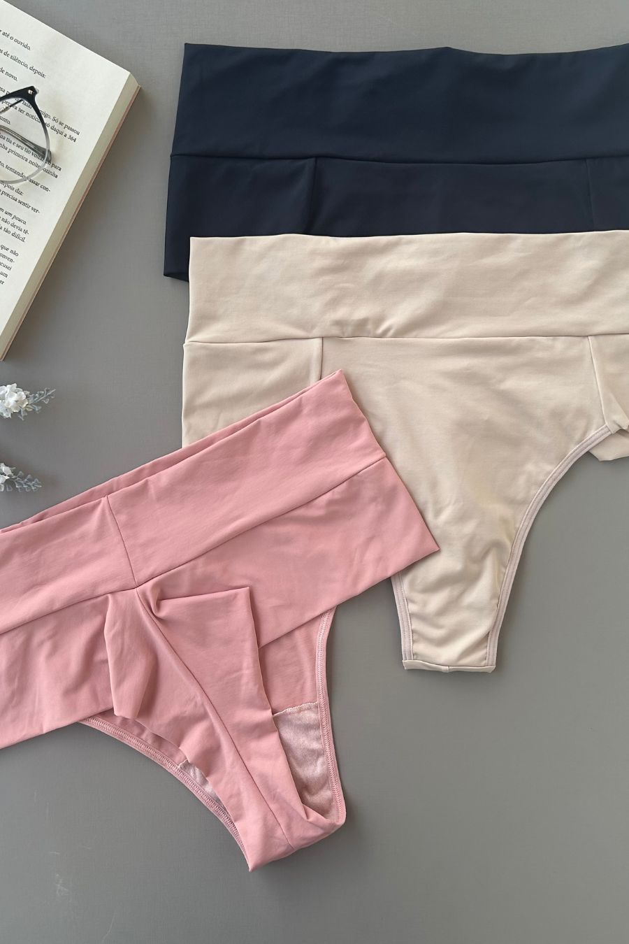 Plus Size Double-String Panty with Microfiber Waistband